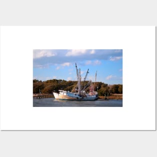 Old Fishing Boats Posters and Art